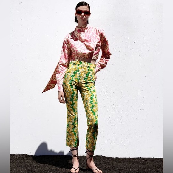 Zara Multicolored Printed Set - Picture 3 of 7